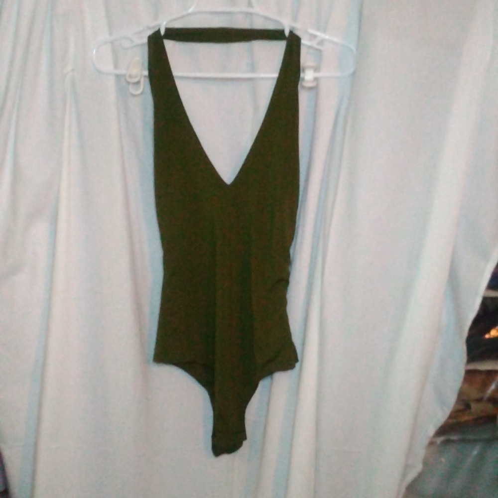 Halter body suit
